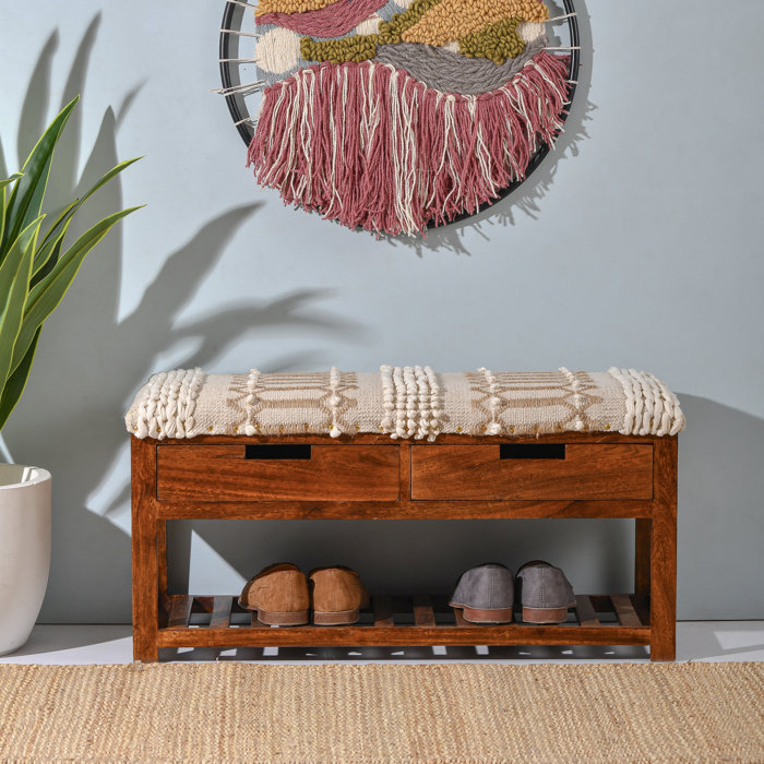 Mistana™ Vienna Solid Wood Drawer Storage Bench & Reviews Wayfair